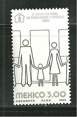 Mexico 1200 MNH 10th National Census
