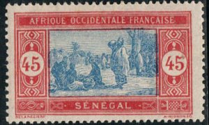 Senegal  #100  Mint H CV $1.10,