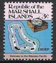 Marshall Islands #36 Maps & Navigational Instruments MNH