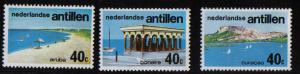 Netherlands Antilles  #378-380  1976 MNH Tourism complete