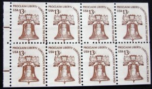 US #1595c MNH Bklt Pane of 8 Liberty Bell SCV $2.25