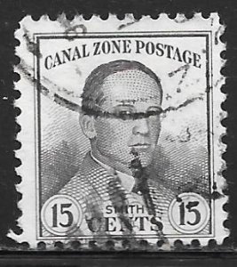 Canal Zone 111: 15c Jackson Smith, single, used, F