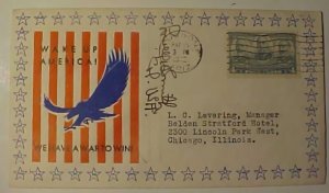 USA  AUTOGRAPH COLONEL  1942 PATRIOTIC