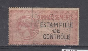 France 1860 Connaissements Fiscal/Revenue VFU JK2726