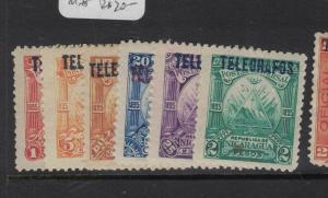 Nicaragua Telegraph Lot of Six Items MNH (5dvw)