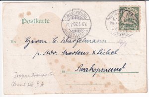 1906 German, Togo to Swakopmund, German West Africa via German ... (66494)