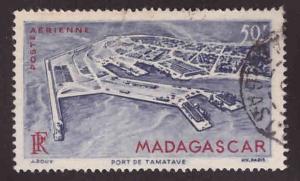 Madagascar Malagasy Scott C51 Used 1946 airmail