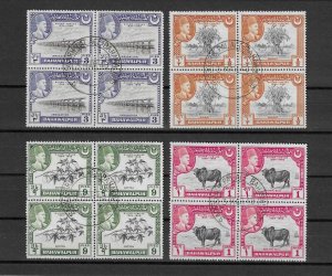 PAKISTAN/BAHAWALPUR 1949 SG 39/42 USED