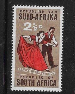 South Africa 1962 50th anniversary of Folk Dancing Sc 281 MNH A3590