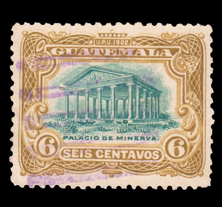 GUATEMALA STAMP 1902 SCOTT # 117. USED. # 5