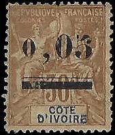 IVORY COAST   #18 MH (1)