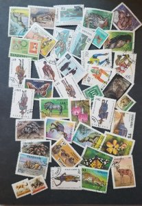 TANZANIA Used and CTO  Stamp Lot Collection T5875