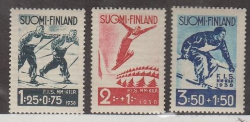 Finland Scott #B31-B32-B33 Stamps - Mint Set
