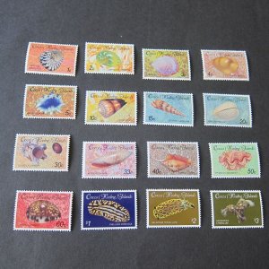 Cocos Island 1985 Sc 135-150 sea shell set of 16 MNH