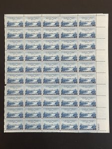 1948 sheet - U.S. and Canada Friendship - Sc# 961