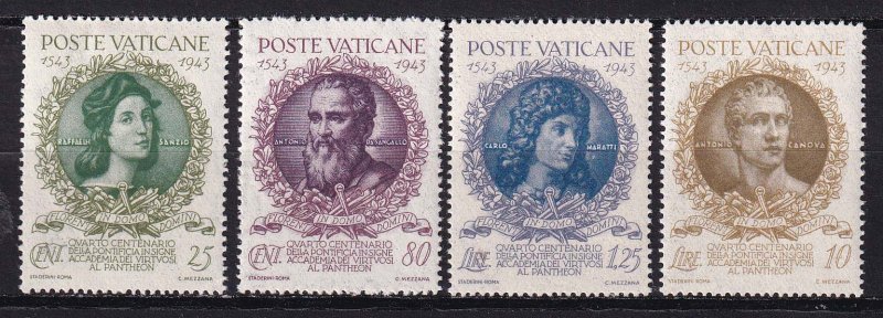 1944 - VATICAN - Scott #87·90 - MNH**