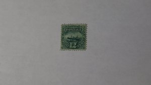 US Scott # 117 Mint VF No Gum 12c 1869 Pictorial Ship SS Adriatic Stamp