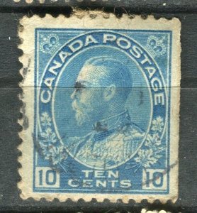 CANADA; 1920s early GV portrait issue fine used shade of 10c. value