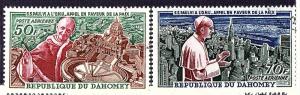 Dahomey  1966 Scott C39-40  cto h scv $1.00 less 50%=$0.50 Buy it Now!!!