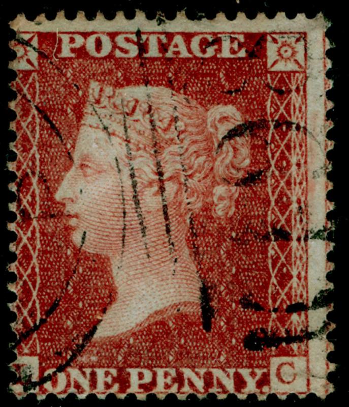 SG21, 1d red-brown, SC16 DIE II, FINE USED. Cat £65.