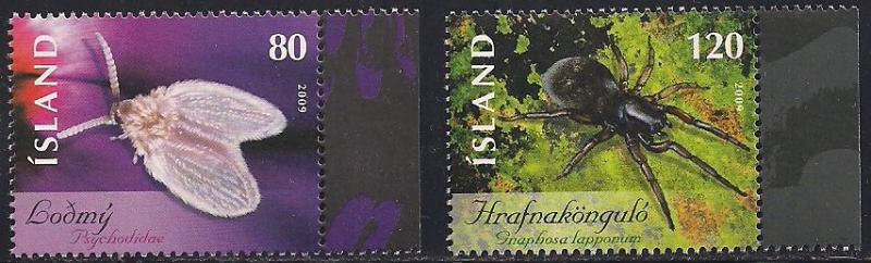 Iceland 1160-1161 MNH - Insects and Spiders