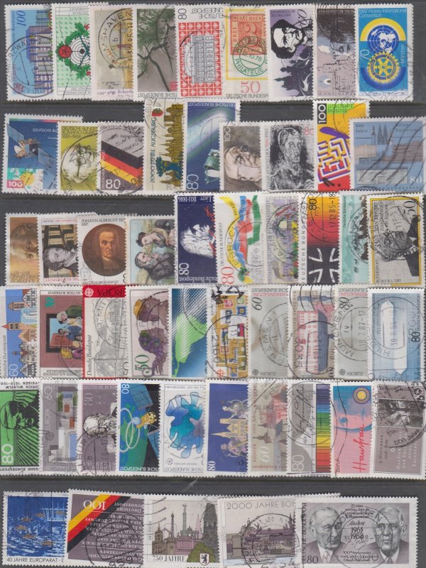 Germany stamp collection of 175 approx different commemorative stamps