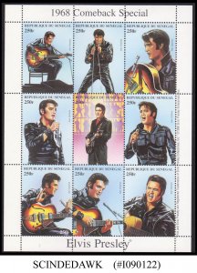 SENEGAL - 1998 ELVIS PRESLEY / MUSIC - MIN. SHEET MINT NH