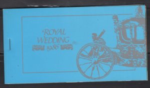 Virgin Islands 1986 Royal Wedding booklet - imperforate.