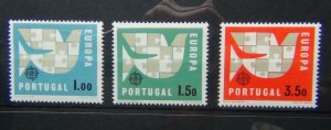 Portugal 1963 Europa set MNH