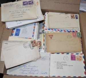 Doyle's_Stamps: Box Lot of Miscellaneous 19th/20th Century Covers & Used Stamps