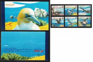 Alderney Fulmar Gannet Gull Petrel Puffin Seabirds Booklet 2006 MNH