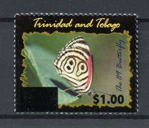 Trinidad & Tobago 2017 MNH 89 Butterfly OVPT 1v Set Butterflies Stamps 