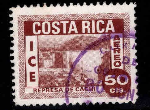 Costa Rica Scott C442 Used Surcharged stamp