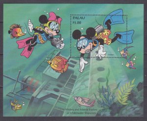 1994 Palau 784/B33 Disney - Mickey and Minnie Divers