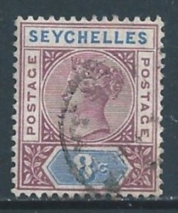 Seychelles #6 Used 8c Queen Victoria - Die II