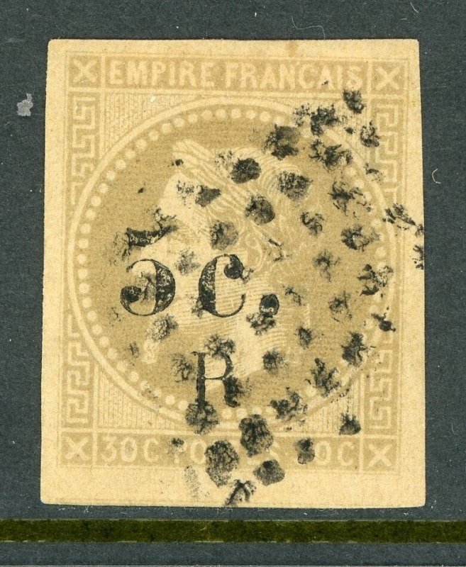 Reunion 1885 French Colonial Overprint 5¢/40¢ VFU T435