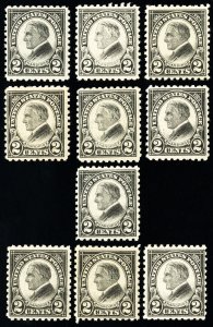 US Stamps # 612 MNH Lot Of 10 Scott Value $325.00