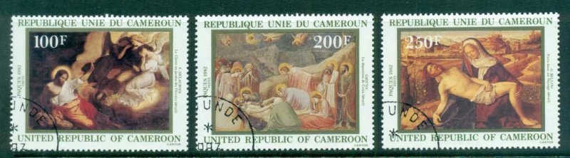 Cameroun 1981 Xmas Paintings CTO