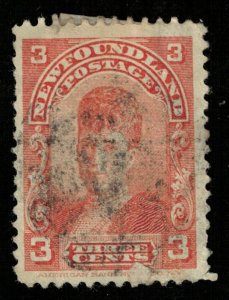 1897-1918, Royal Family,Newfoundland, 3 cents, SC #83  (Т-8475)
