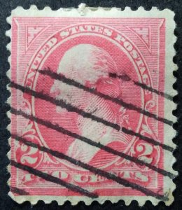 StampGeek Scott #248 USED, FINE-VERY FINE, HINGED. PINK TYPE 1