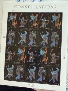 us 2005 37c Constellations #3945-8 pane of 20 mint