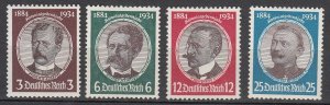 Germany - 1934 Lost Colonies Sc# 432/435 - MH (7417)