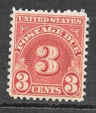 USA J82: 3c Numeral, MNH, F-VF