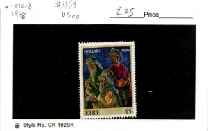 Ireland, Postage Stamp, #1159 Used, 1998 Christmas (AB)