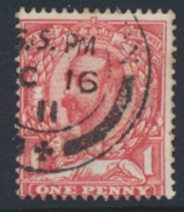 Great Britain SC# 152*  SG 329  George V Downey Head Used see detail & scans