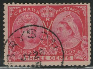 CANADA Used Scott # 53 Queen Victoria (1 Stamp) -5