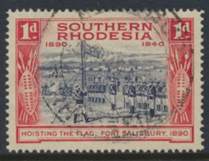 Southern Rhodesia  SG 54  SC# 57   Used  Golden Jubilee BSAC  see scan 