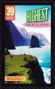 2006 39c Wonders of America, Molokaʻi Highest Sea Cliffs Scott 4034 Mint F/VF NH