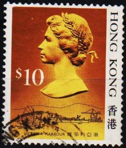 Hong Kong. 1987 $10 S.G.613 Fine Used