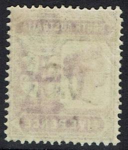 SOUTH AUSTRALIA 1891 QV OS 5D PERF 15 